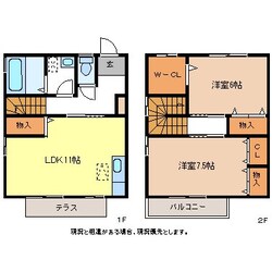 ディアコート金箱Ｃの物件間取画像